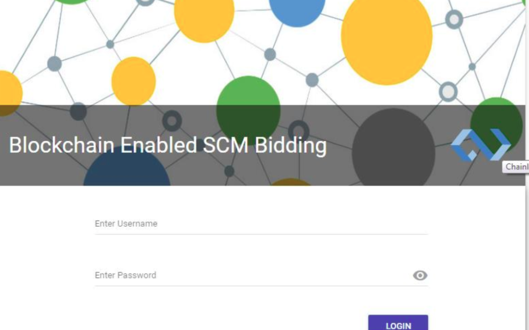 Block chain enabled SCM