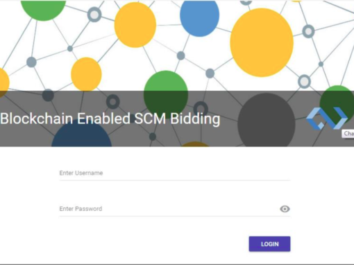 Block chain enabled SCM